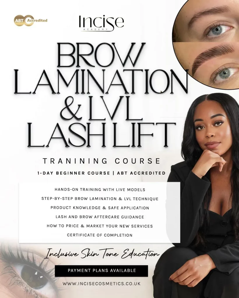 Brow Lamination & LVL Lash Lift Course – Incise Academy
